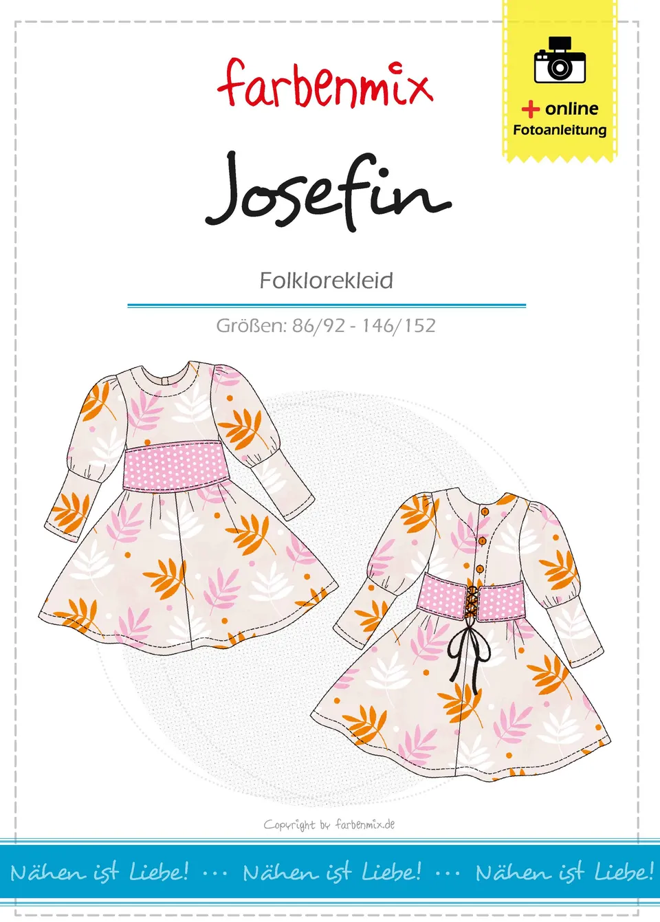 farbenmix-josefin-folklore-kinderkleid-schnittmuster-ebook image 1