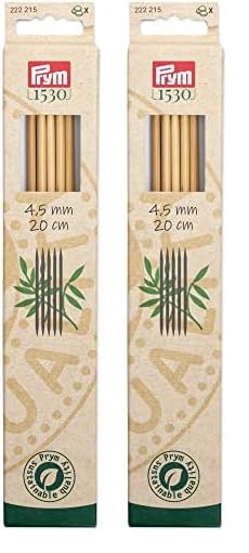 prym-1530-222215-strumpfstricknadeln-bambus-20-cm-4-5-mm image 7