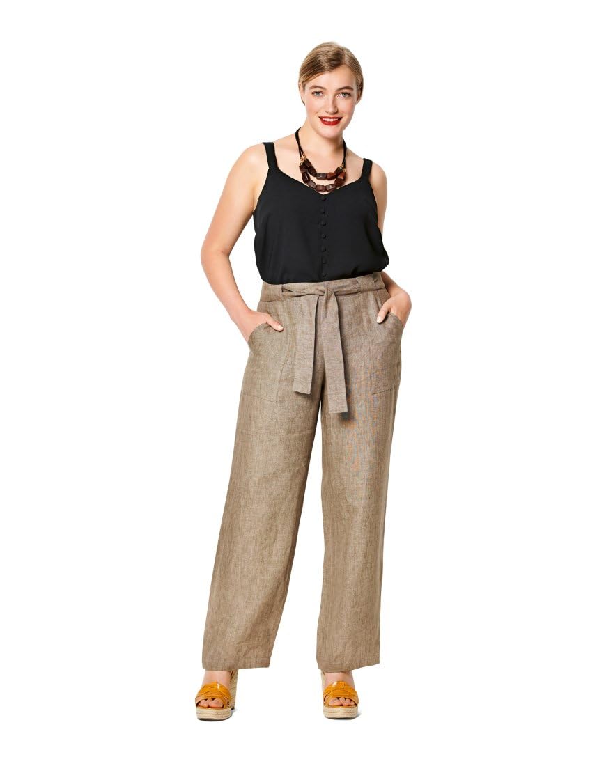burda-style-6218-schnittmuster-damen-hose-gr-44-54 image 3