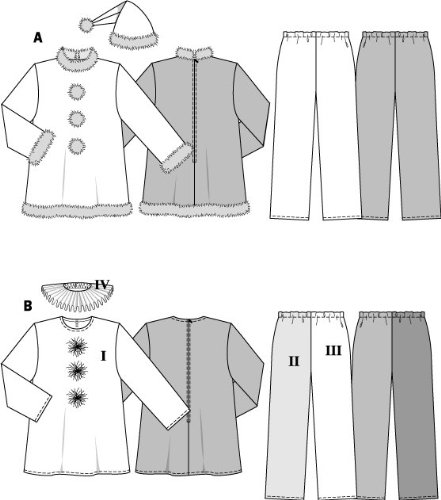 burda-easy-2466-schnittmuster-herren-kost-m-nikolaus-bajazzo-gr-46-60 image 6