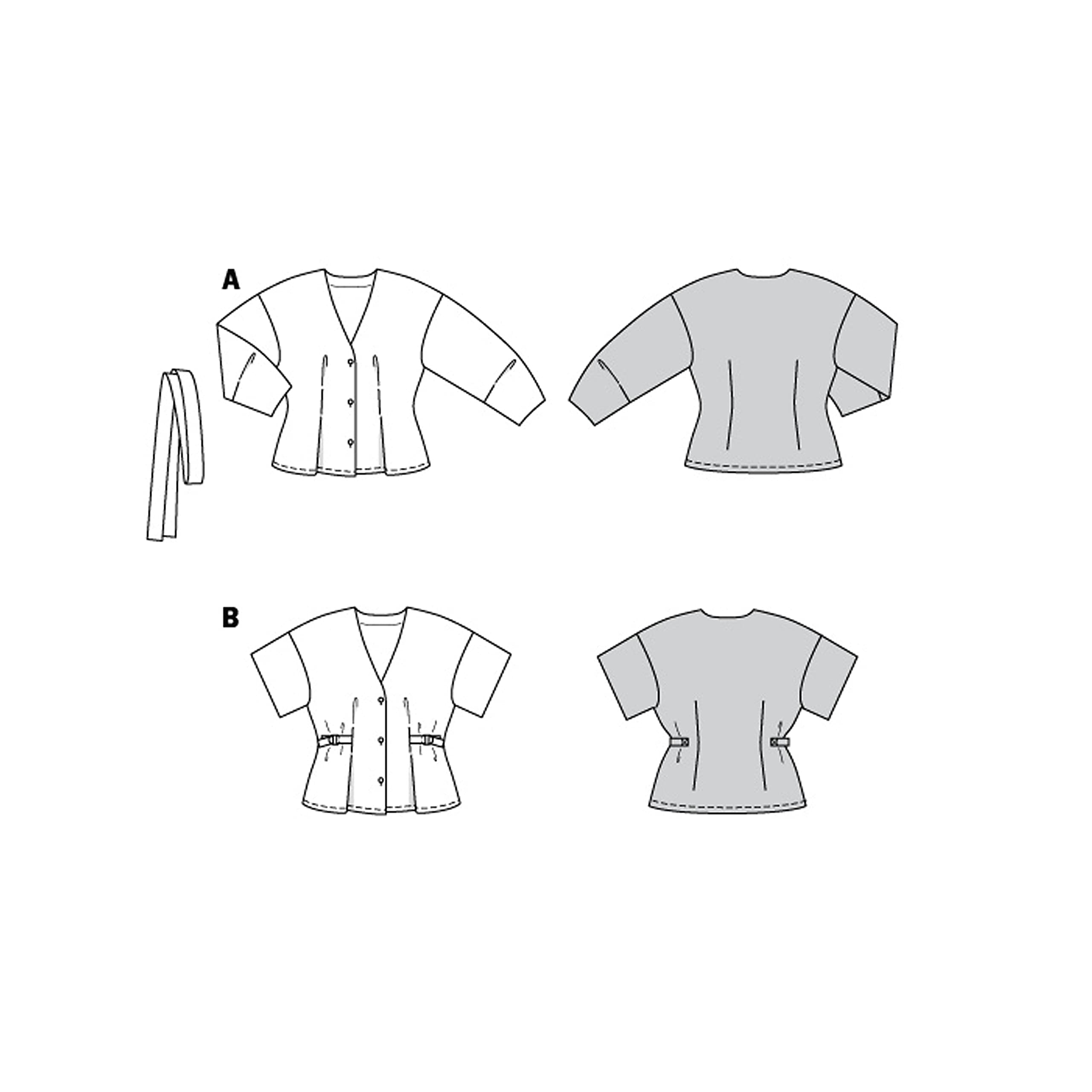 burda-style-schnittmuster-set-v-ausschnitt-blusen-mit-bindeg-rtel-damen-gr-34-44 image 7