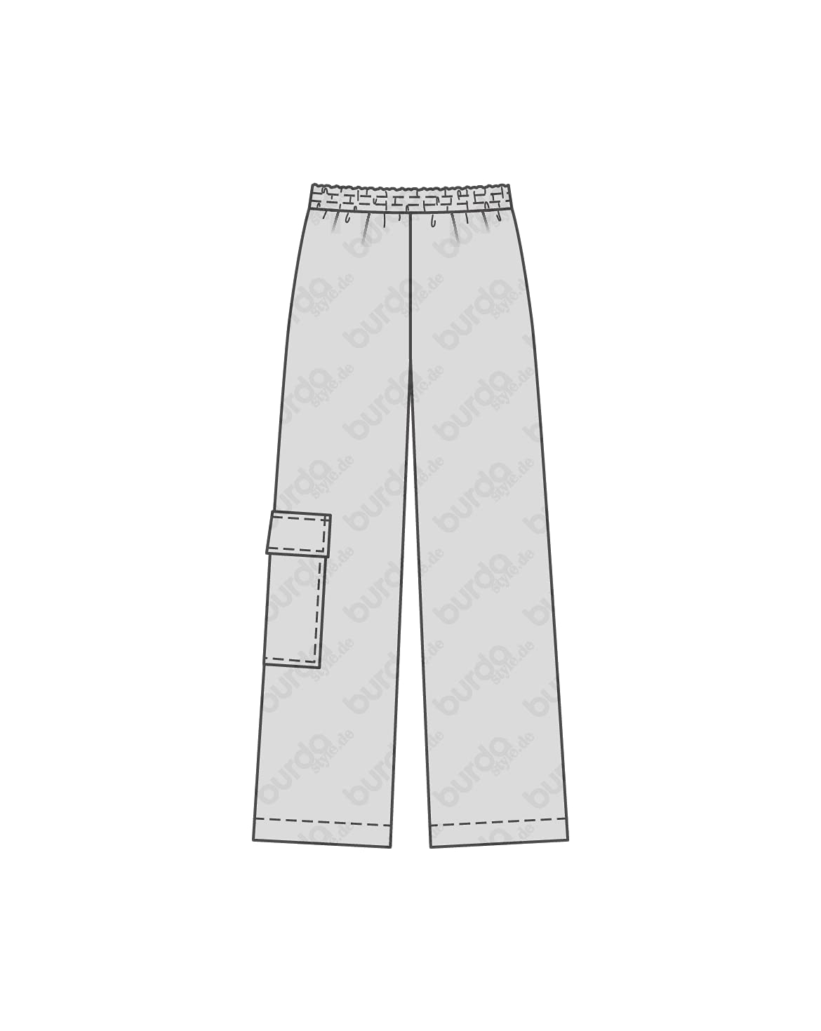 burda-style-6250-damen-schnittmuster-weite-hose-lang-und-kn-chellang-gr-34-44 image 6