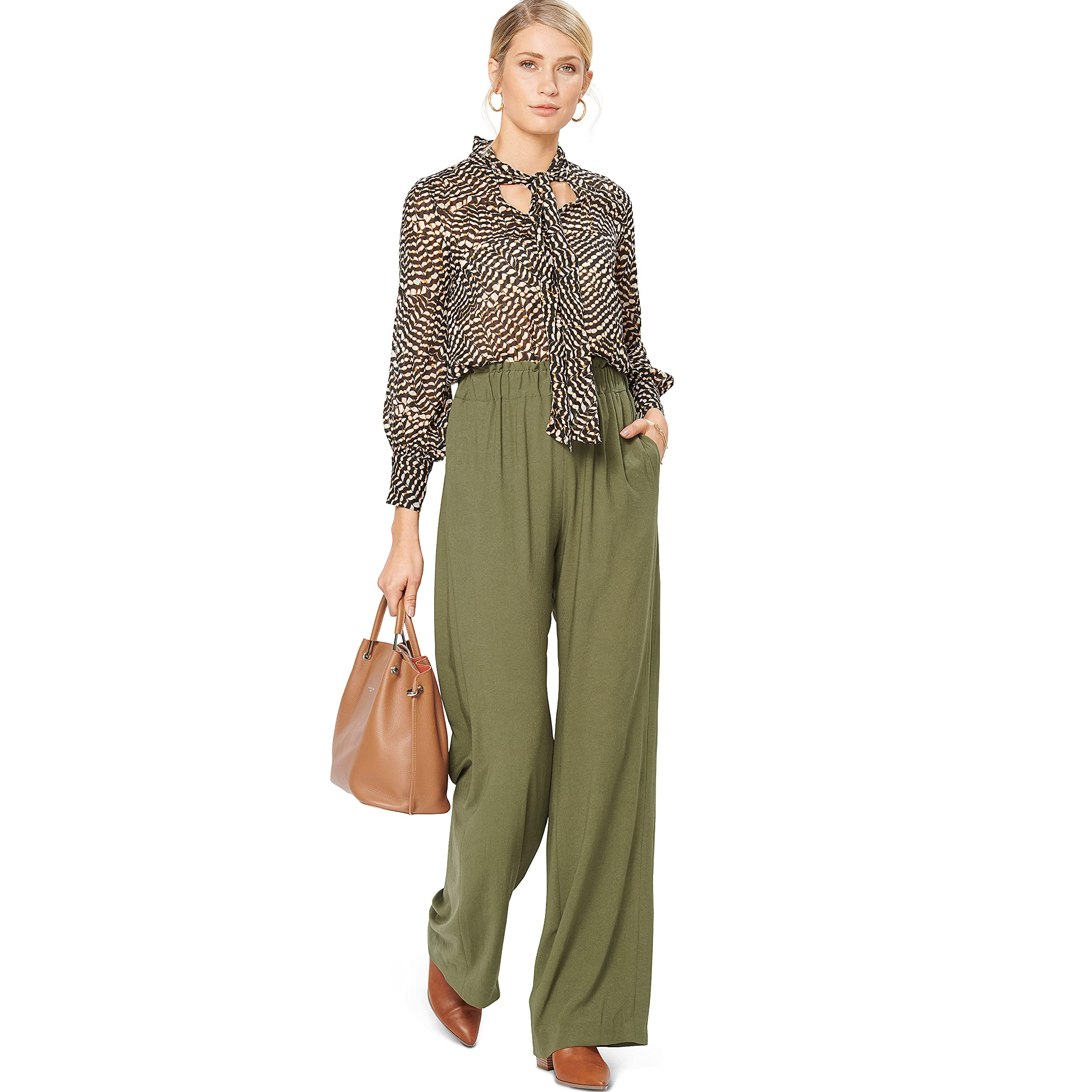 burda-style-schnittmuster-set-hose-damen-gr-34-44-weite-hose-mit-gummibund-2-mod image 3