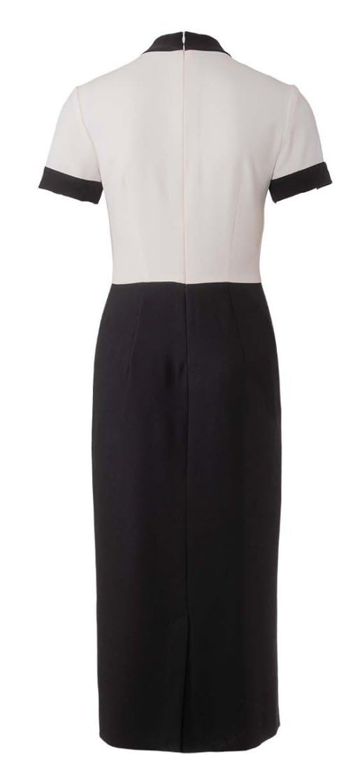 burda-style-schnittmuster-6267-etuikleid-damen-34-44-mit-3-4-rmel-und-stehkragen image 5