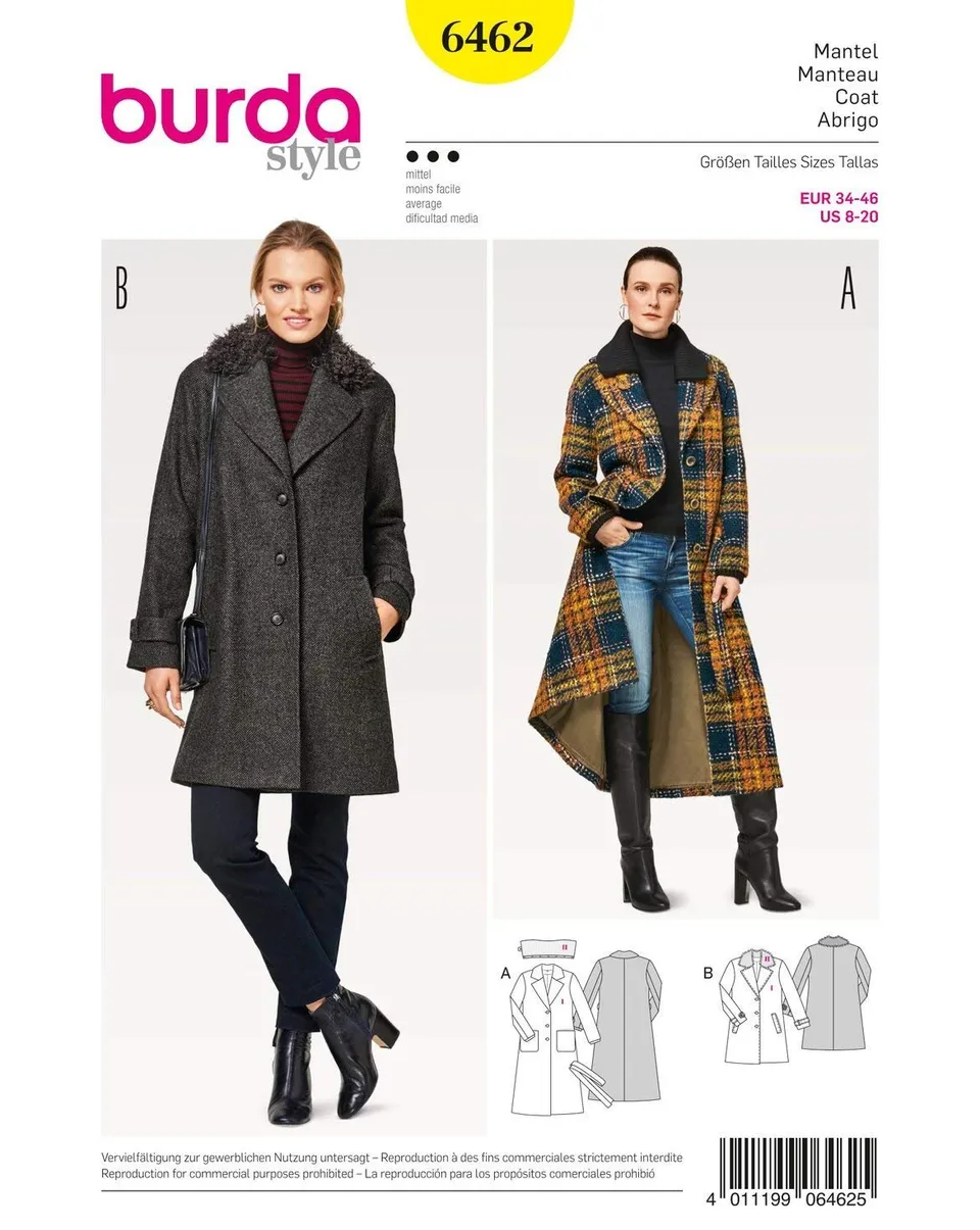 burda-style-6462-damen-blazermantel-gr-34-46 image 1