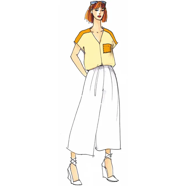 schnittmuster-berlin-sommershirt-olga-damen-jersey-shirt-mit-kontrastdetails image 1
