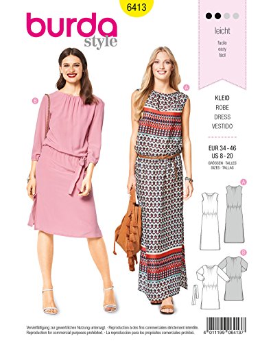 burda-style-schnittmuster-6413-kleid-gr-34-46-rmelloses-plissee-kleid-mit-kordel image 6