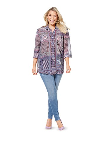 burda-style-6614-damen-hemd-bluse-leicht-tailliert-gr-44-56 image 4