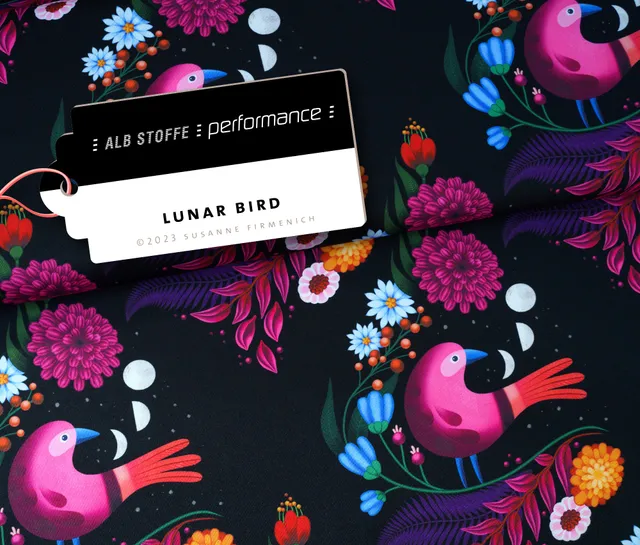 albstoffe-performance-lunar-bird-schwarz-activewear-jersey-meterware image 1