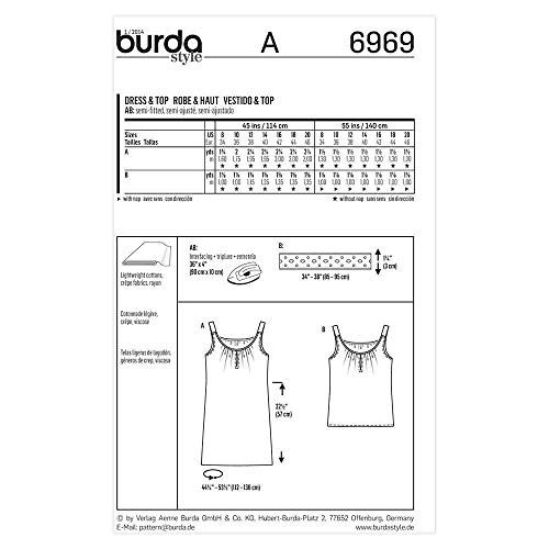 burda-style-6969-damen-tr-gerkleid-und-blusentop-papierschnitt-gr-34-46 image 4