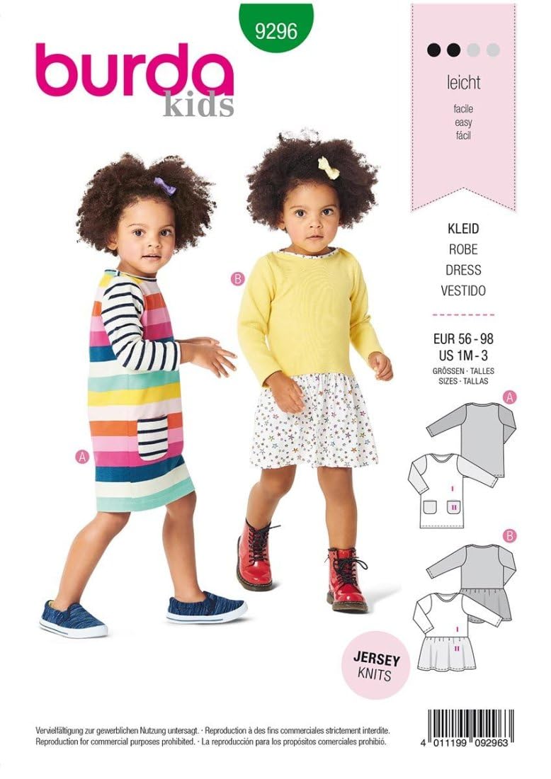 burda-9296-schnittmuster-baby-kleid-level-2-f-r-anf-nger image 1