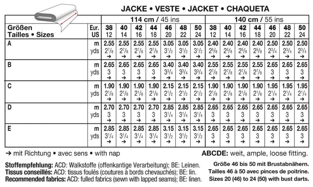 burda-style-7700-papierschnittmuster-damen-jacke-gr-38-50-f-r-n-hanf-nger image 8