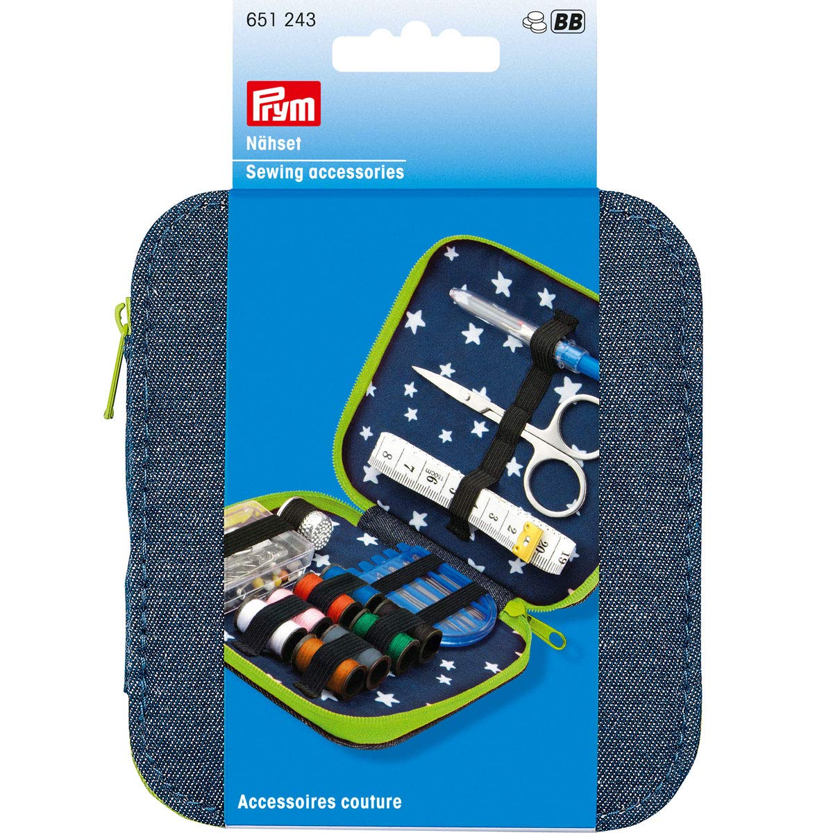 prym-n-hset-reise-denim-zip-fastener-gr-n-one-size image 2