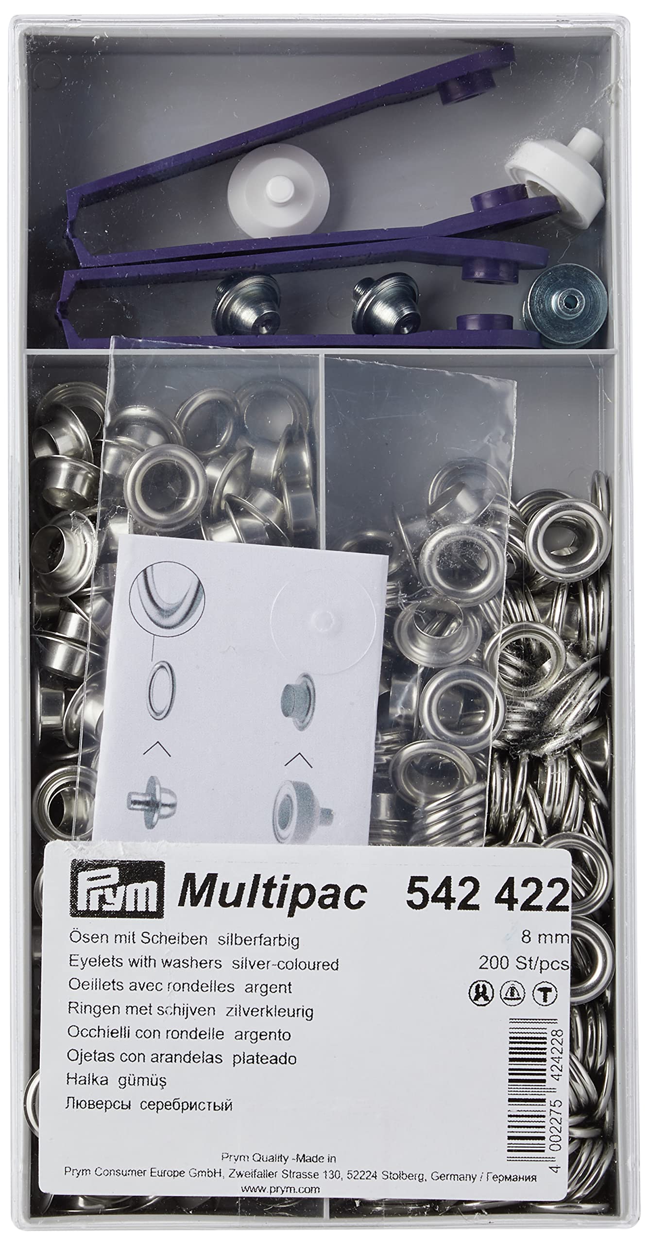 prym-sen-plus-unterlegscheiben-metall-antik-messing-8-mm-24-st-ck image 2