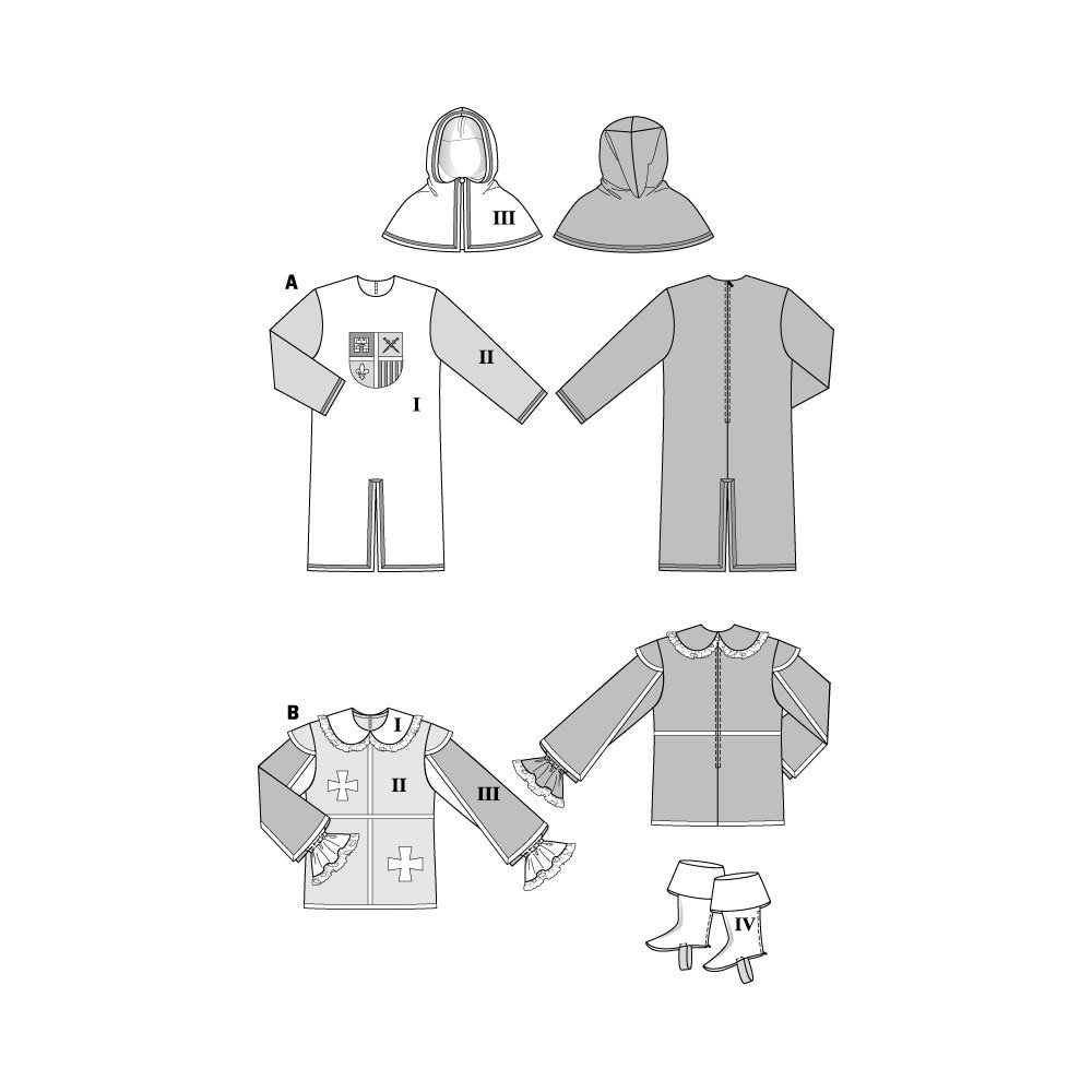 burda-style-schnittmuster-7976-herren-karnevalskost-m-musketier-und-knappe-gr-48 image 3