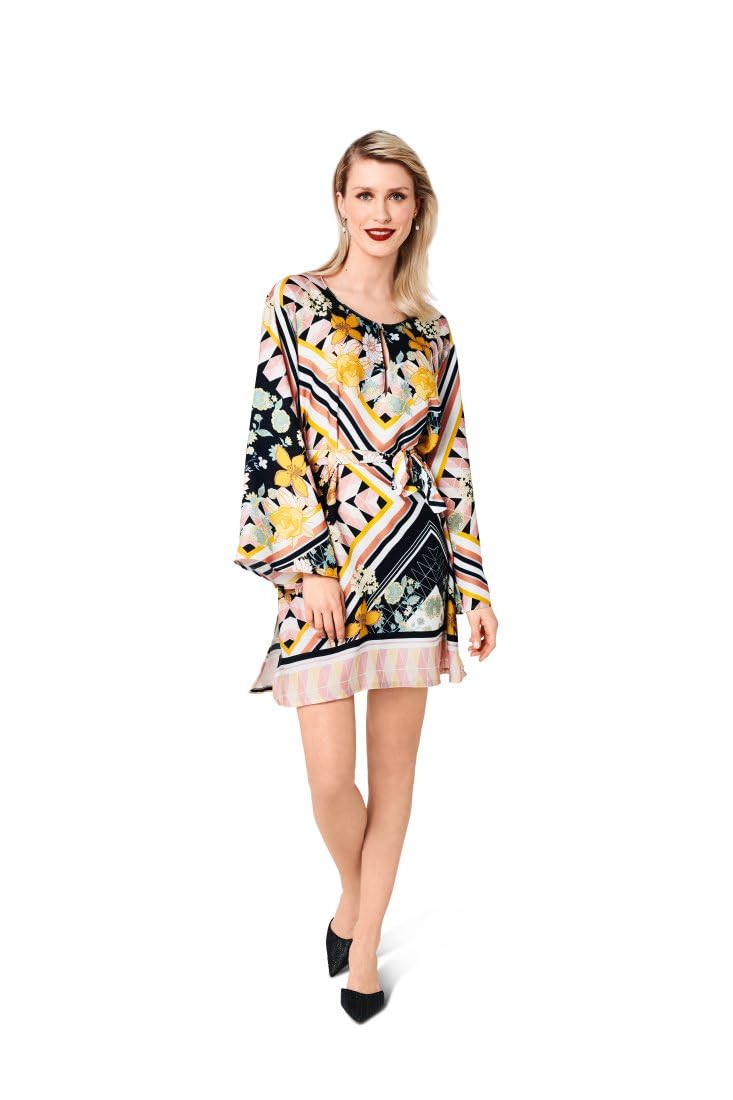 burda-easy-6126-schnittmuster-damen-tunika-kleid-gr-34-44-level-1-super-easy image 8