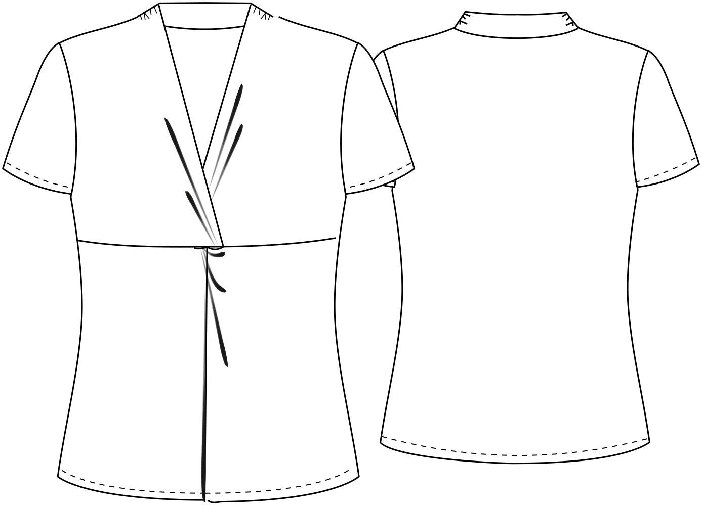schnittmuster-berlin-knot-shirt-edda-damen-jerseyshirt-ebook image 2