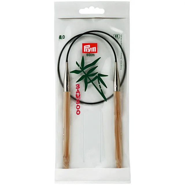 prym-221552-rundstricknadeln-60-cm-8-00-mm-bambus-natur image 1