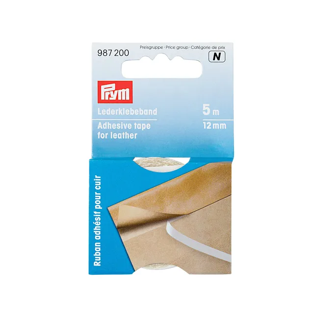 prym-987200-lederklebeband-12-mm-transparent-5-m-rolle image 1