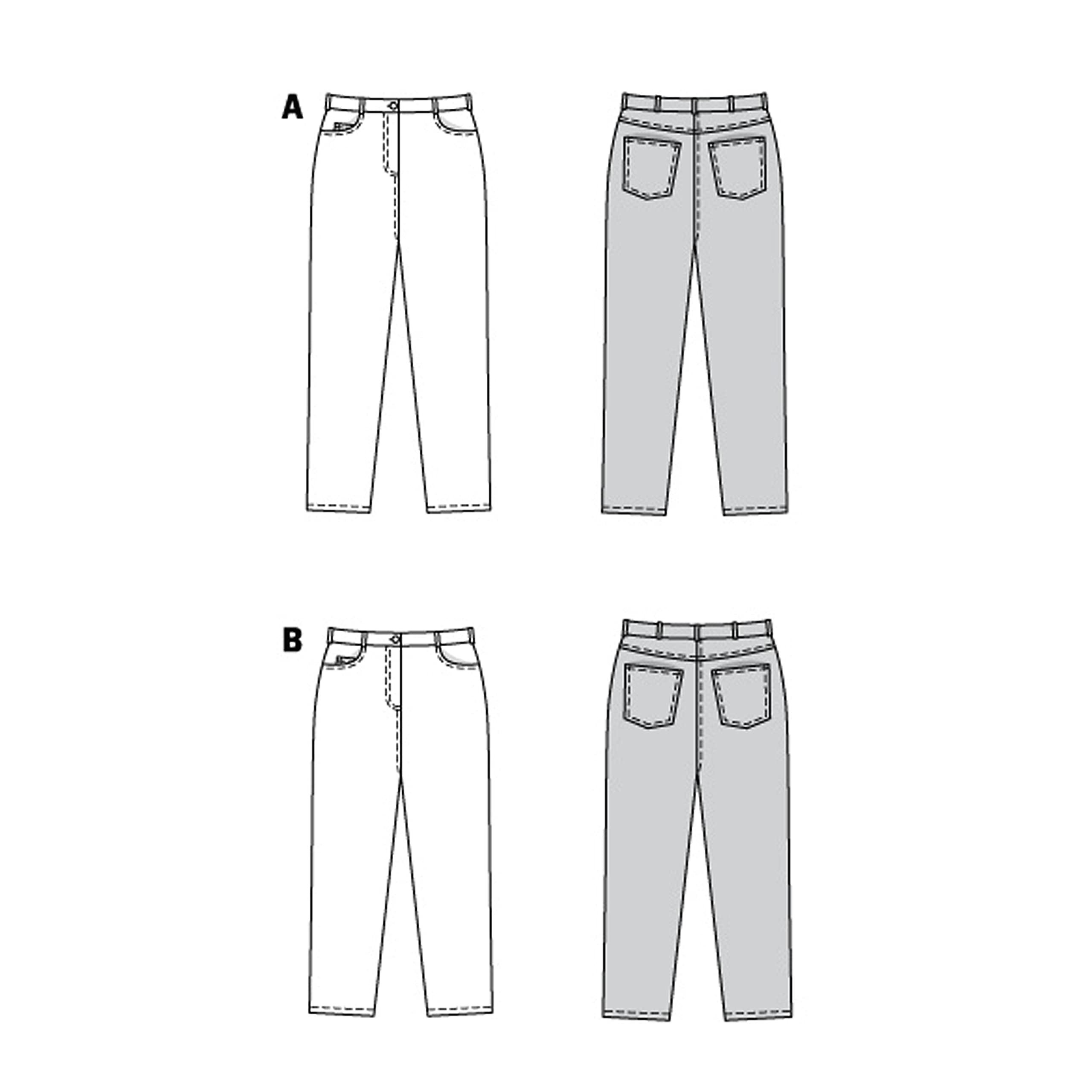 burda-style-schnittmuster-set-damen-jeans-hosen-gr-18-28 image 5