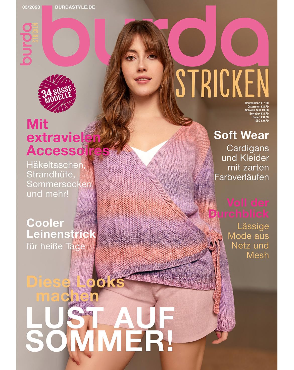 burda-stricken-3-2023-strickmagazin-lust-auf-sommer-mit-34-anleitungen image 1