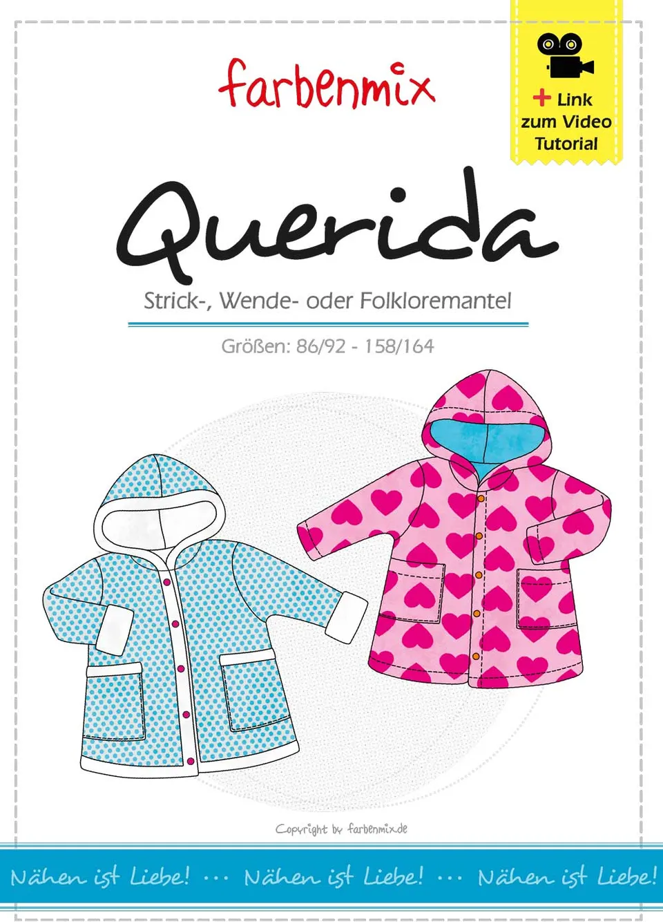 farbenmix-querida-strickmantel-schnittmuster-f-r-kinder-gr-86-164 image 1