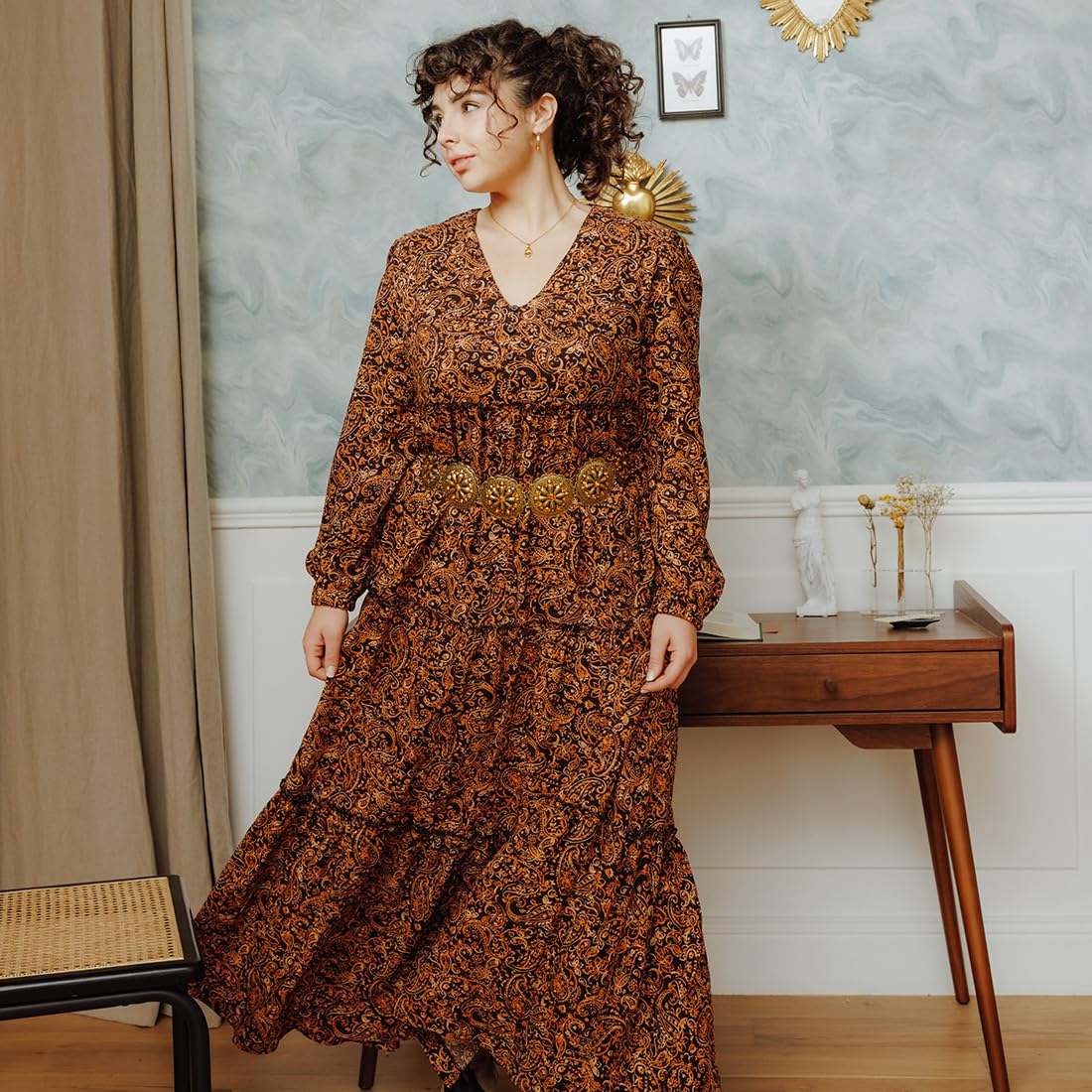 burda-style-katalog-schnittmuster-6023-romantisches-kleid-und-bluse-damen-gr-34- image 3