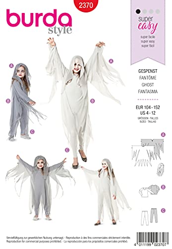 burda-style-2370-schnittmuster-gespenst-kost-m-kinder-gr-104-152 image 8