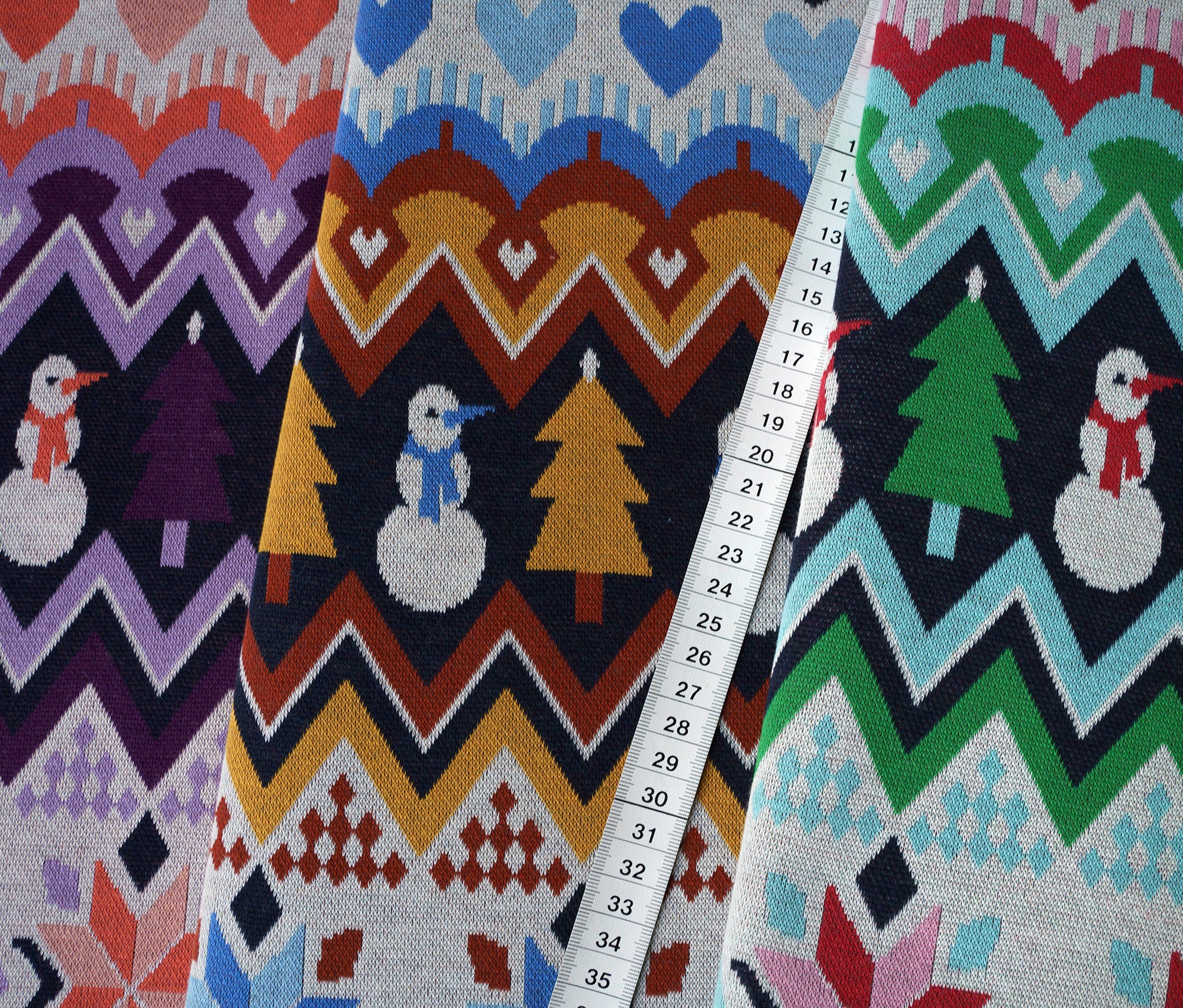 albstoffe-christmas-frosty-jacquard-jersey-bio-baumwolle image 2