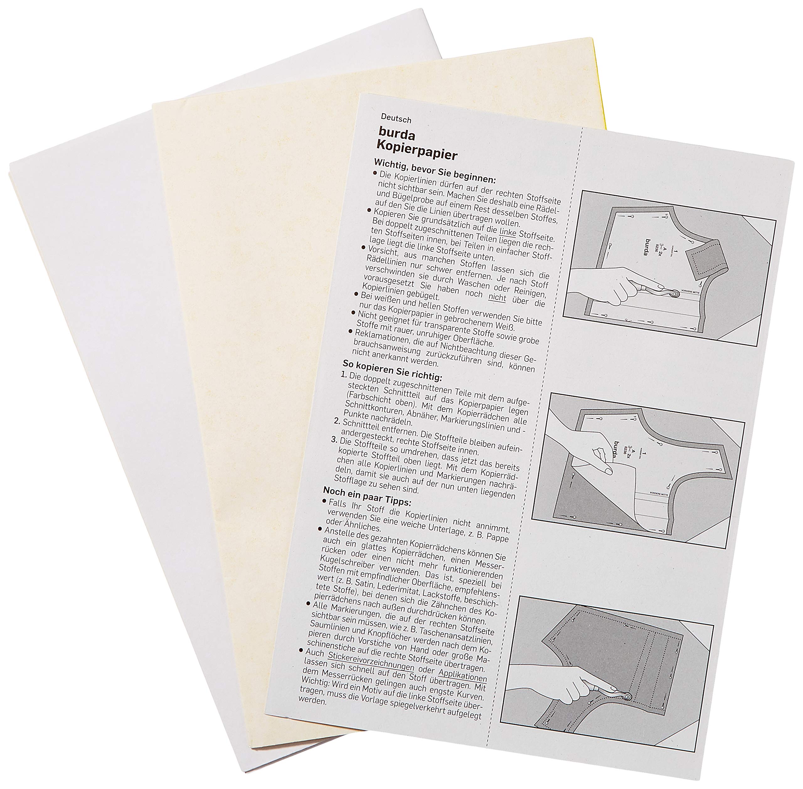 burda-style-kopierpapier-schnittmusterpapier-2-blatt-83-x-57-cm-gelb-wei image 3
