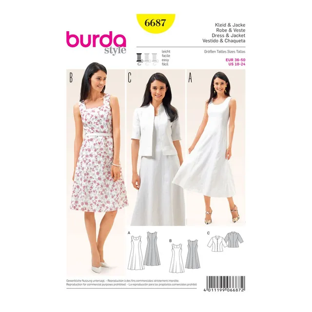 burda-style-b6687-schnittmuster-kleid-und-jacke-gr-envielfalt-19-x-13-x-1-cm image 1