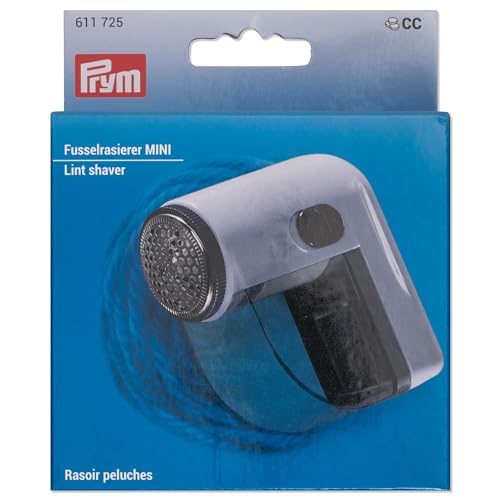 prym-mini-fusselentferner-stoffrasierer-lila-wei-batteriebetrieben image 3