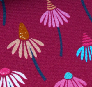 albstoffe-queens-united-daisies-bio-sweat-meterware image 4