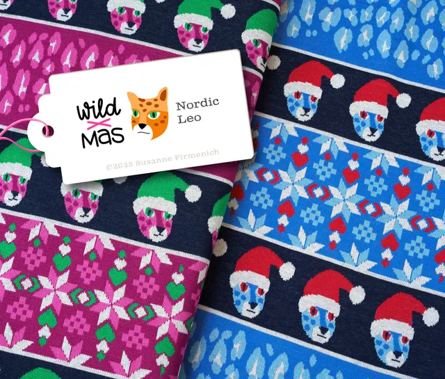 albstoffe-wild-xmas-2025-nordic-leo-jacquard-jersey-bio-meterware image 1