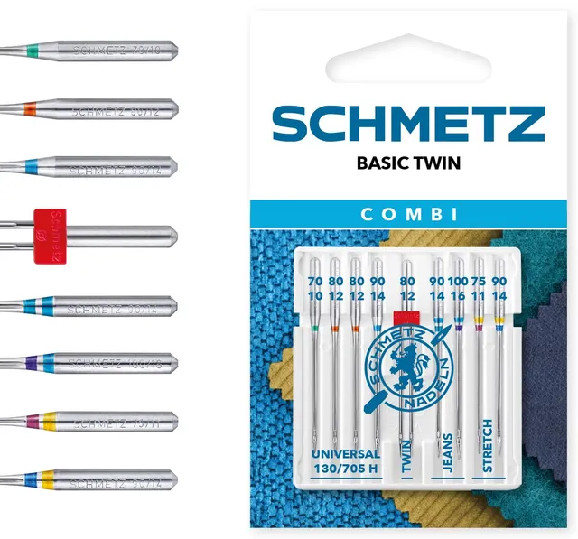 schmetz-combi-box-basic-twin-sortenmix-9-n-hmaschinennadeln image 1