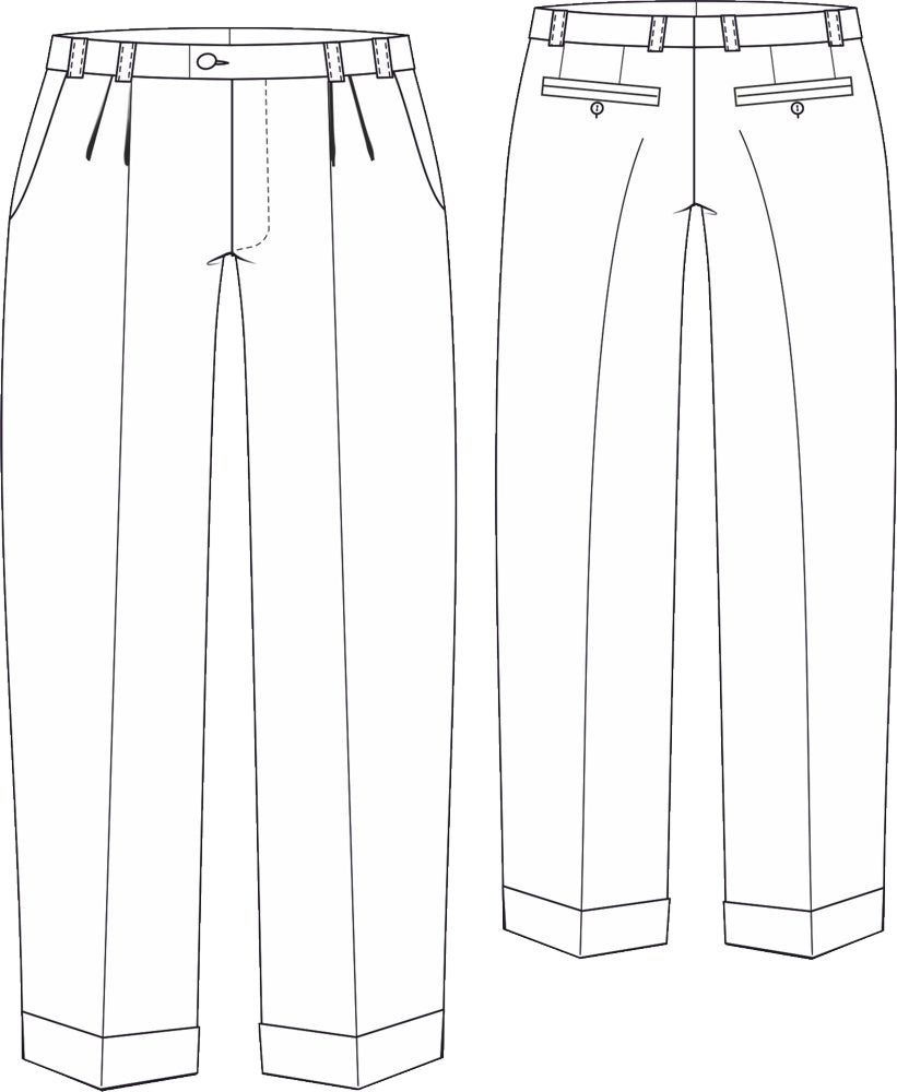 schnittmuster-berlin-bundfaltenhose-friedrich-herren-hosen-schnittmuster-gr-44-5 image 2