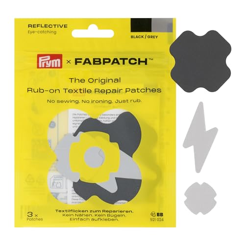 prym-921024-fabpatch-reflective-rub-on-patch-schwarz-grau-3-st-ck-selbstklebende image 8