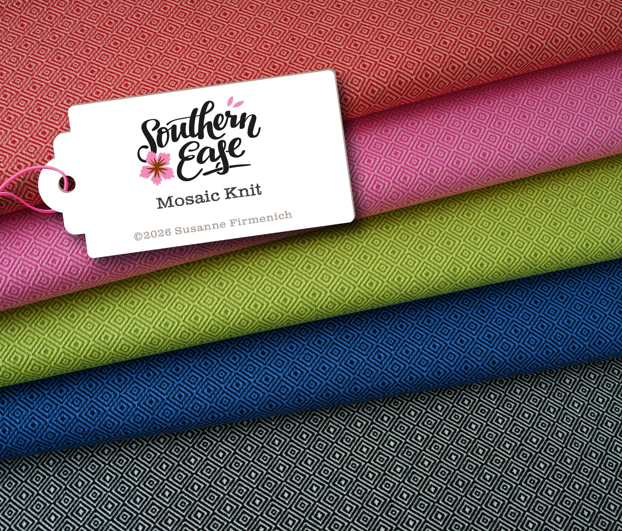 albstoffe-southern-ease-mosaic-knit-bio-jacquard-jersey-meterware image 1