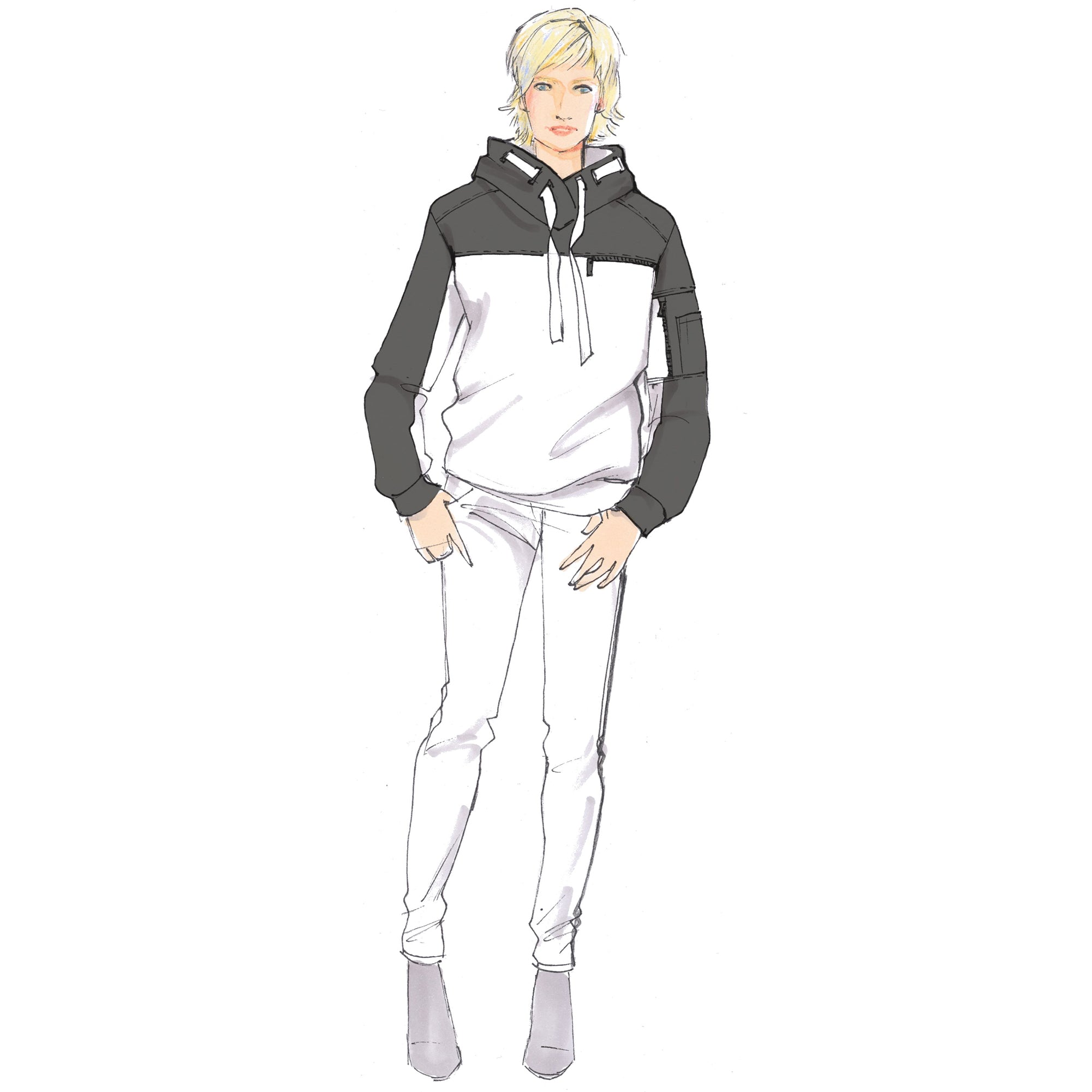 schnittmuster-berlin-hoodie-emilea-damen-kapuzenpulli-schnittmuster-e-book image 1
