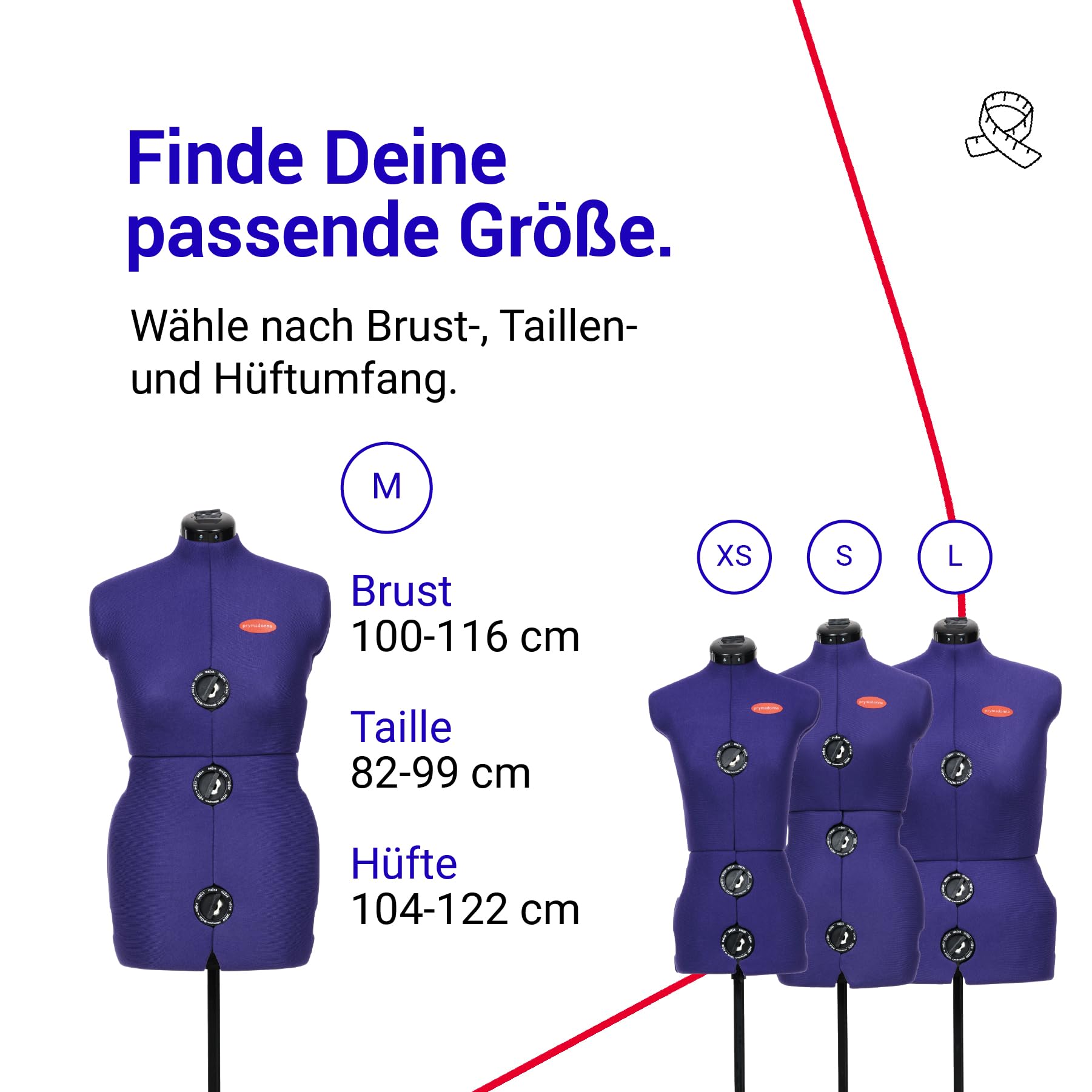 prym-prymadonna-m-schneiderb-ste-8-teilig-lila-verstellbar-100-116-cm image 3