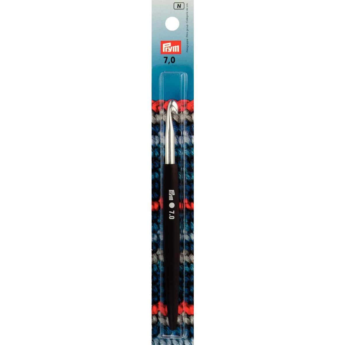 prym-195360-woll-h-kelnadel-mit-soft-griff-7-0-mm-16-cm-aluminium-silber image 1