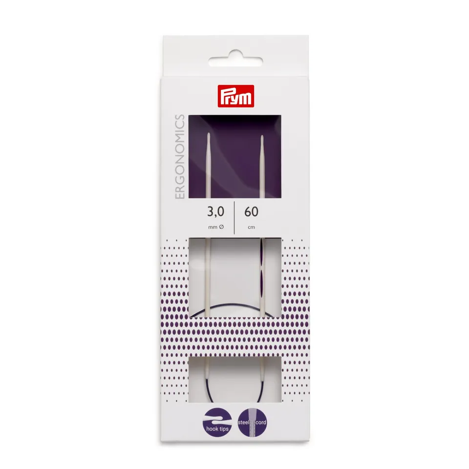prym-rundstricknadel-prym-ergonomics-3-0-mm-60-cm-alabasterwei image 1