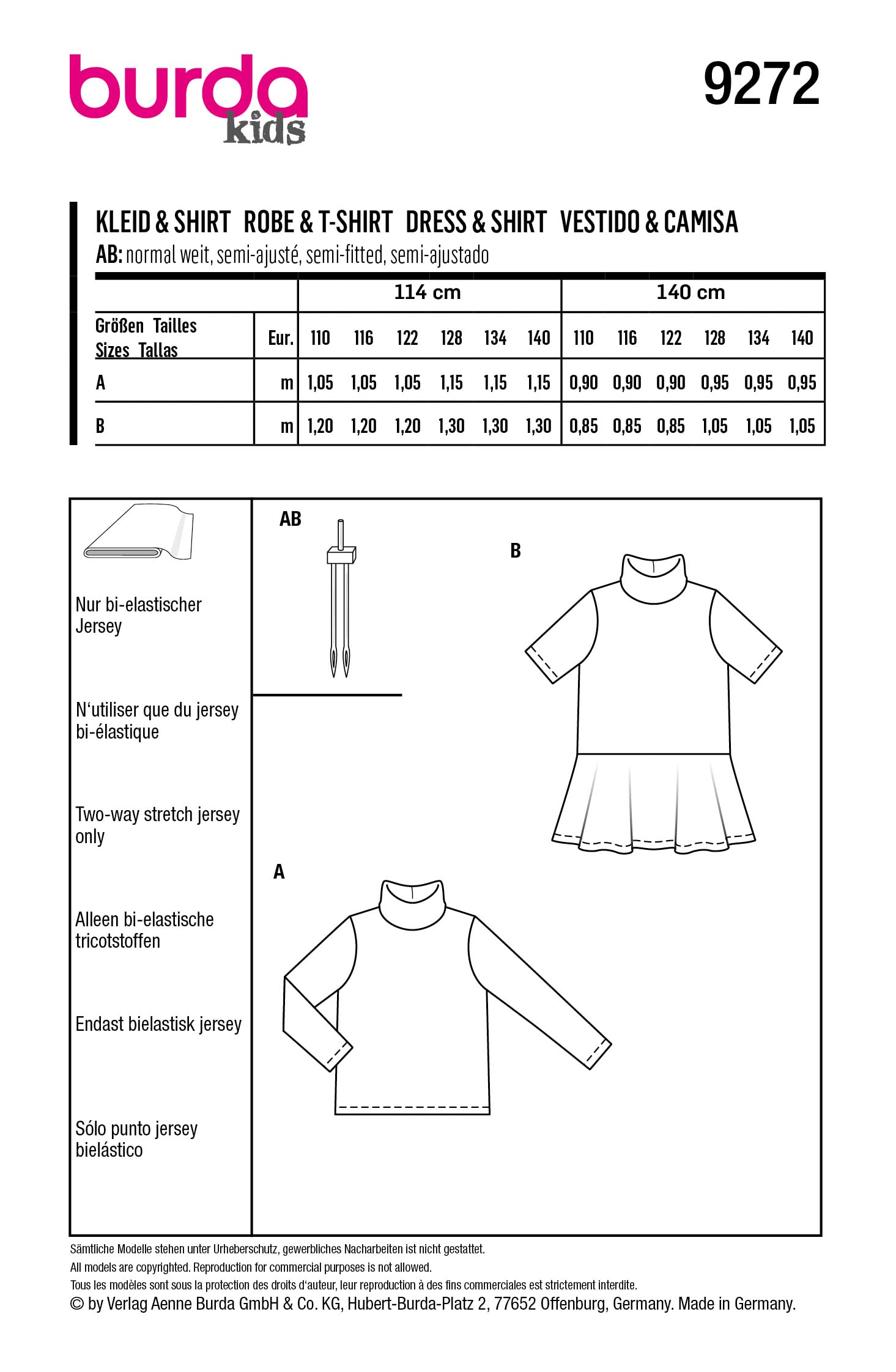 burda-style-9272-schnittmuster-kleid-und-shirt-kids-gr-110-140 image 2