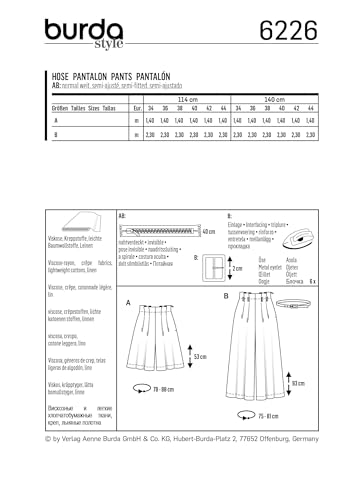 burda-style-6226-schnittmuster-damen-shorts-und-culotte-gr-34-44 image 6
