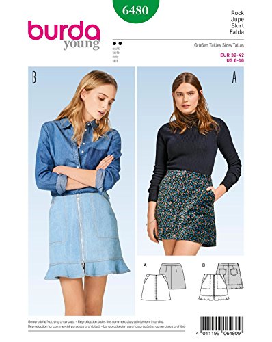 burda-style-6480-schnittmuster-rock-mit-taschen-und-rei-verschluss image 6