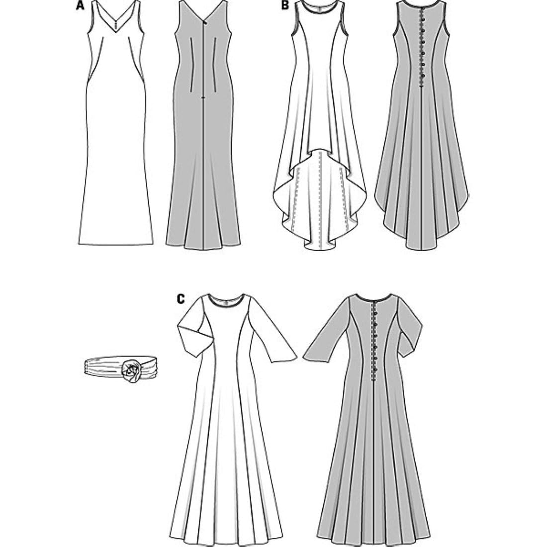 burda-style-schnittmuster-6866-damen-abendkleid-gr-36-48 image 8