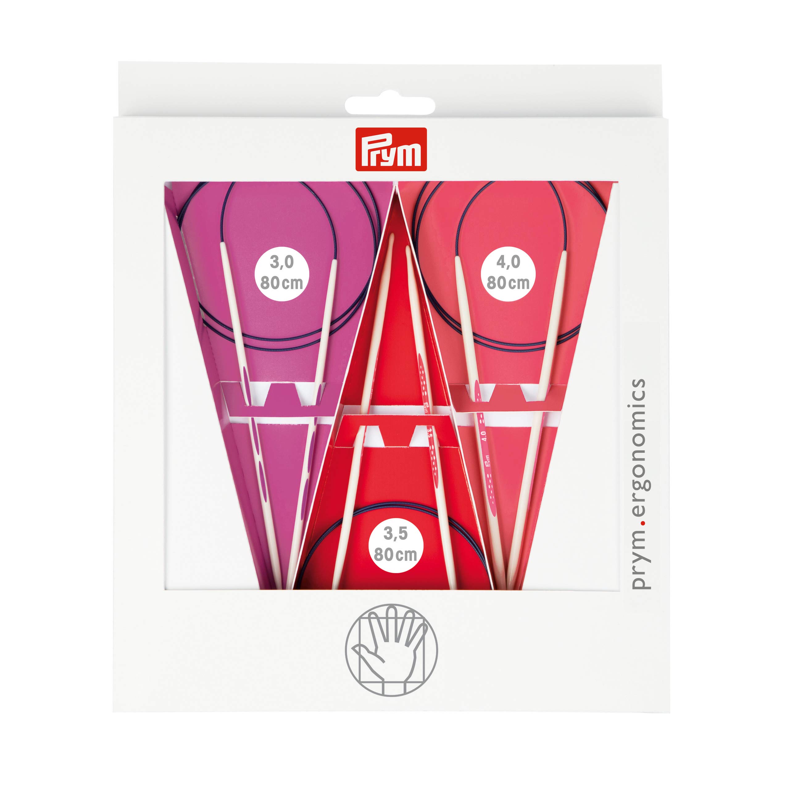 prym-215000-rundstricknadel-set-prym-ergonomics-3-0-4-0-mm-alabasterwei image 1