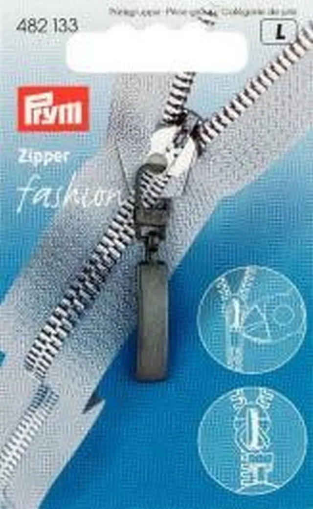 prym-rei-verschluss-metall-schwarz-klassischer-mode-schieber image 1