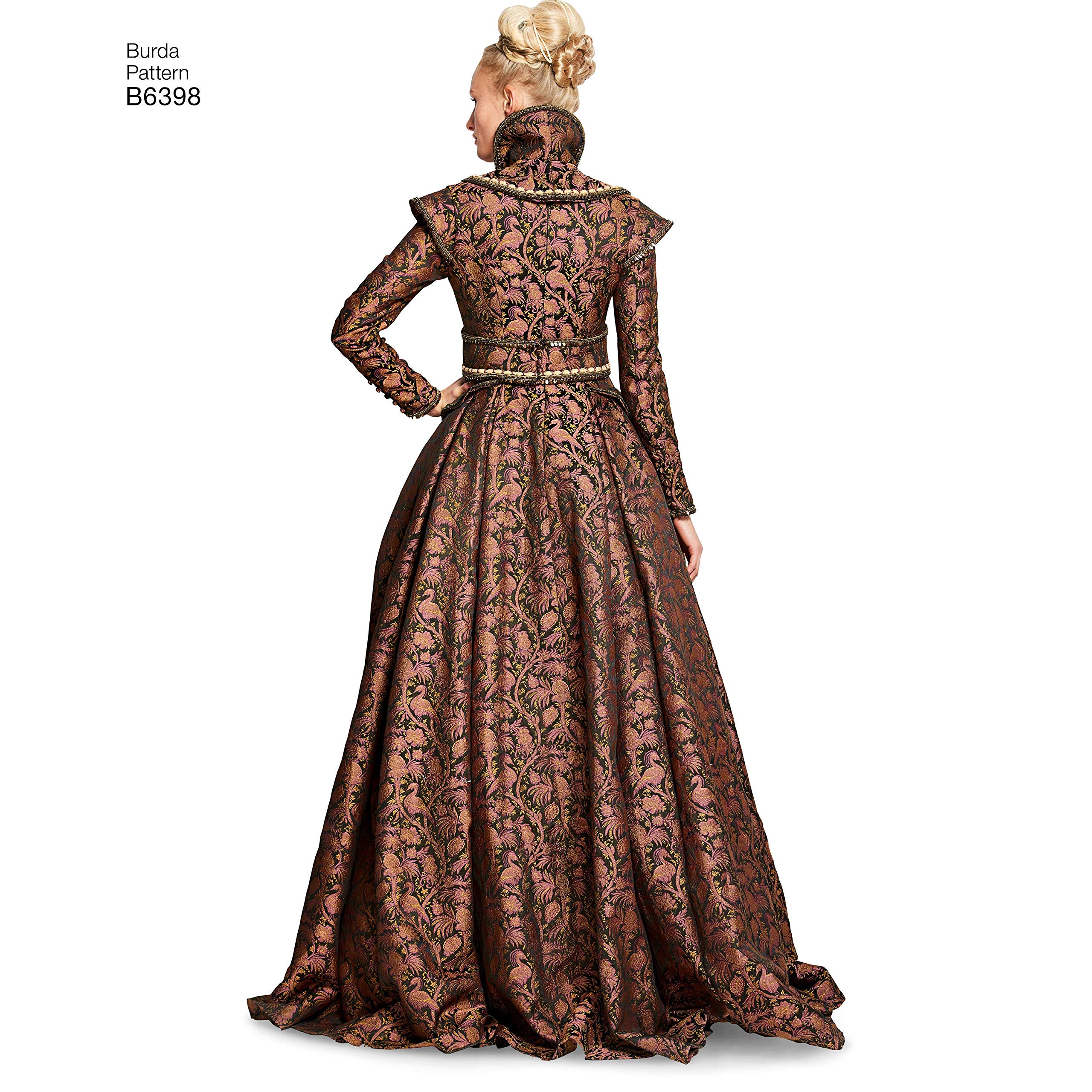 burda-style-6398-renaissance-outfit-damen-gr-34-44 image 4