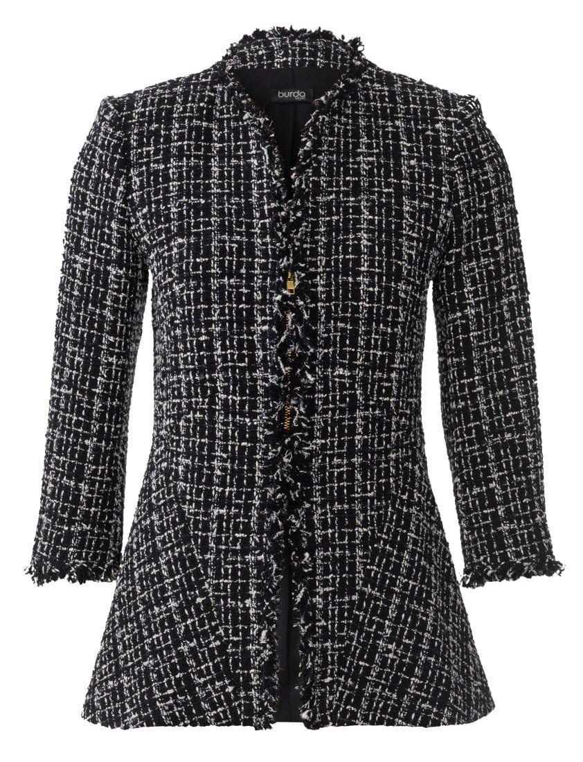 burda-style-schnittmuster-6029-taillierte-jacke-mit-rei-verschluss-damen-gr-34-4 image 6